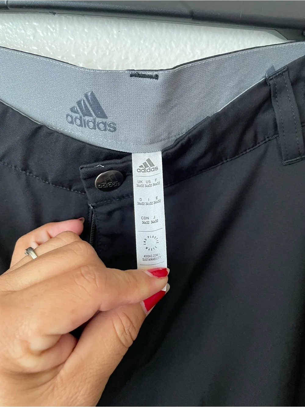 Adidas mens solid golf pants